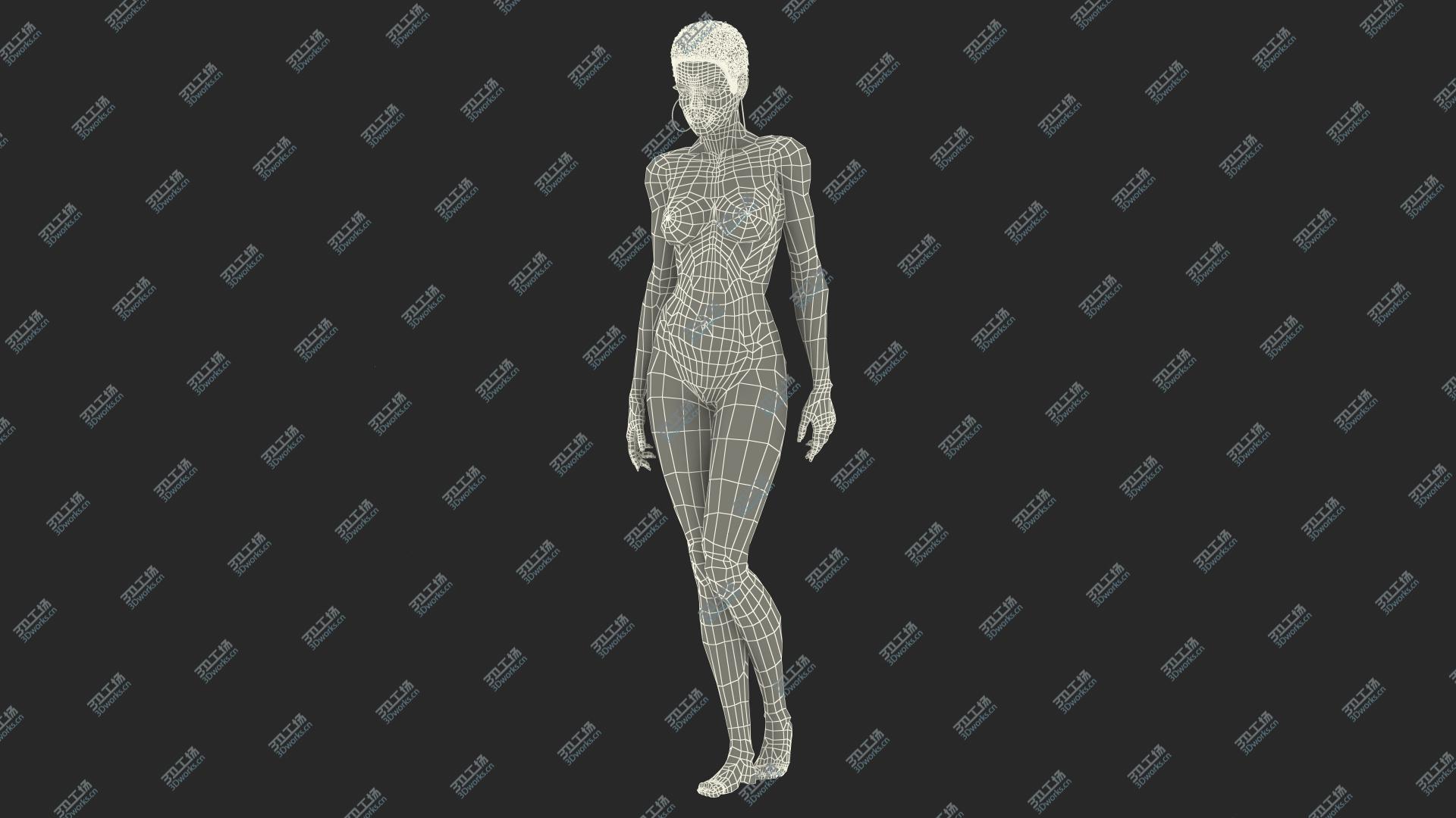 images/goods_img/202104021/3D model Nude Light Skin Black Woman Walking Pose/3.jpg